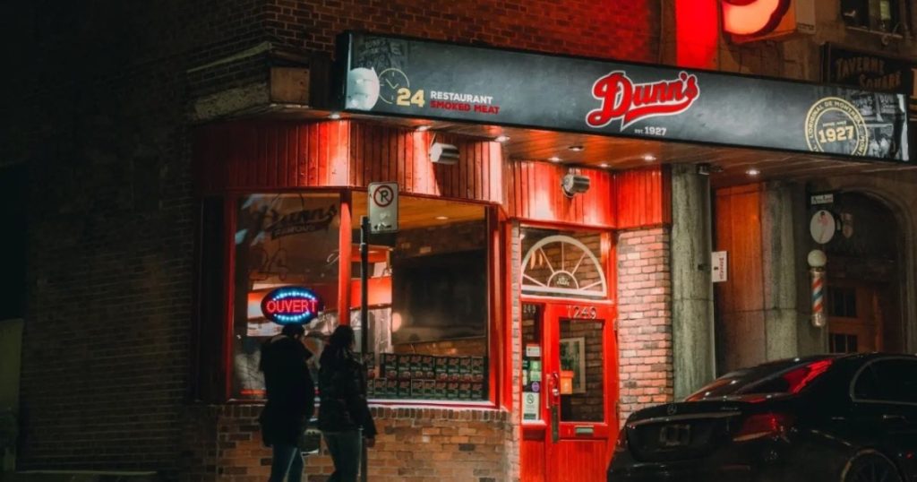 Dunn’s Famous lunch Montreal