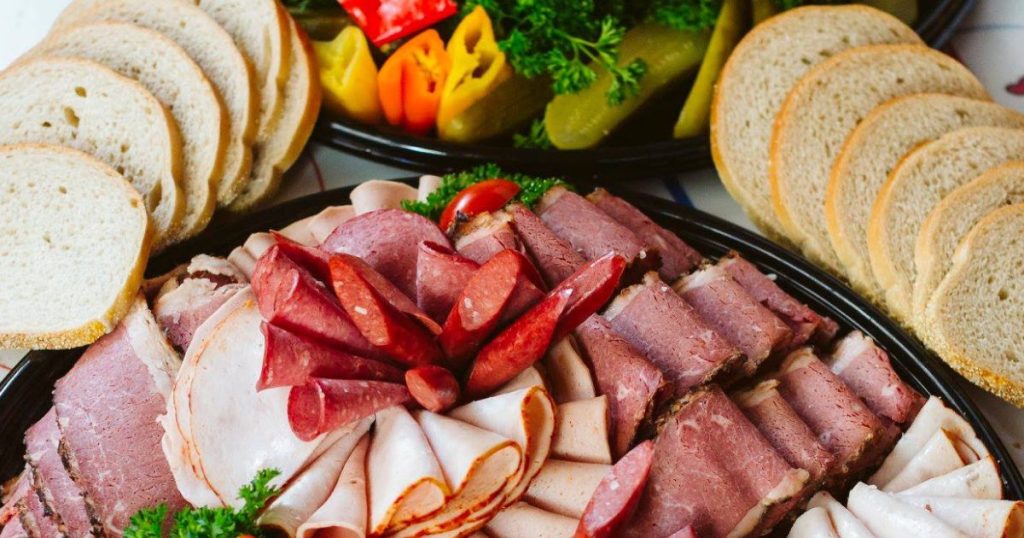 Montreal charcuterie board with Dunn's Famous